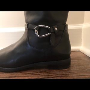 harlee leather boot ralph lauren